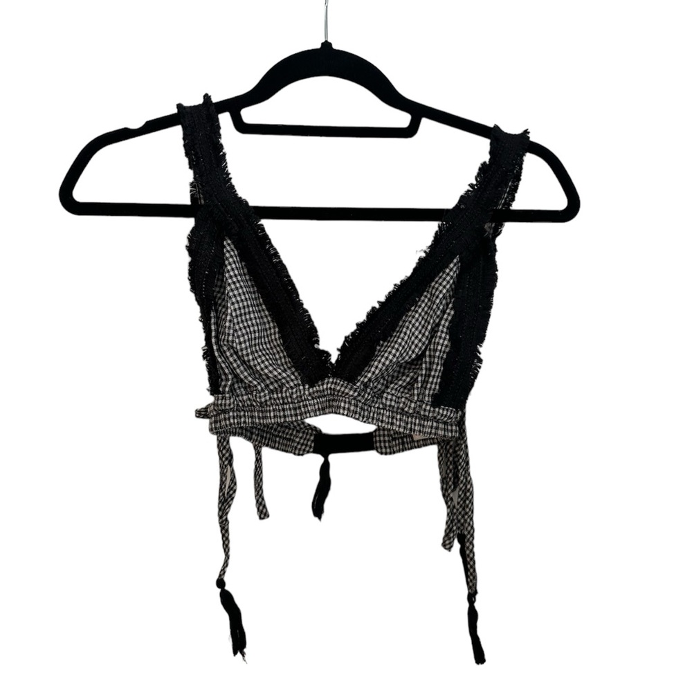 Gingham Bra‎ Top